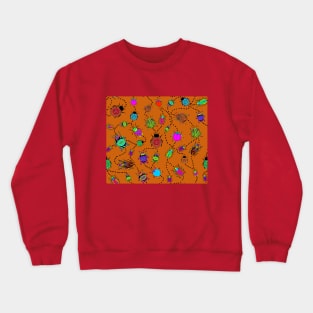 Funky Doodle Bugs Crewneck Sweatshirt